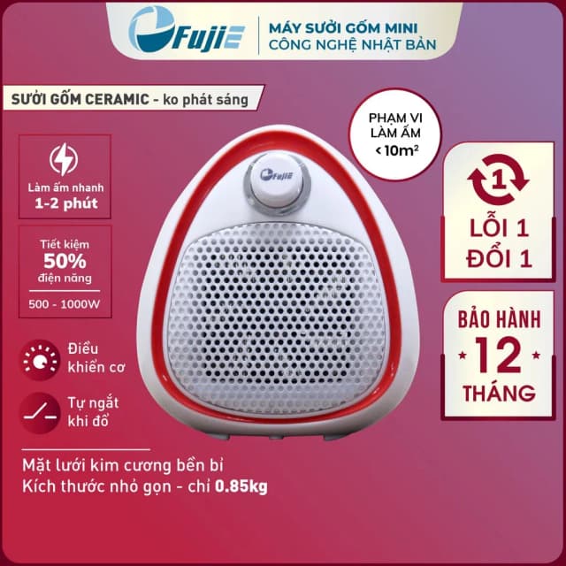 Top 1 so sánh giá Quạt sưởi gốm FUJIHOME FH1100 - Tìm sản phẩm giá rẻ nhất - Ảnh 33