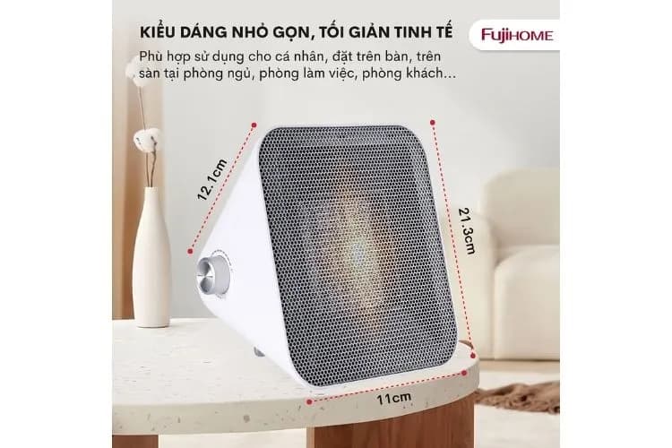 Quạt sưởi gốm FUJIHOME FH1100 - Giá rẻ nhất hôm nay - Ảnh 35