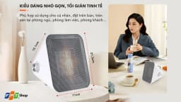 Quạt sưởi gốm FUJIHOME FH1100 - Giá rẻ nhất hôm nay - Ảnh 5