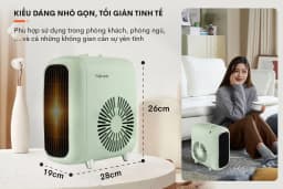 So sánh giá Quạt sưởi gốm FUJIHOME FH1200 - Tìm sản phẩm giá rẻ nhất - Ảnh 2