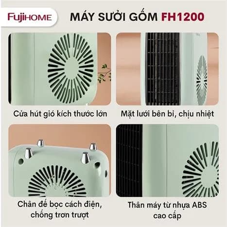 So sánh giá Quạt sưởi gốm FUJIHOME FH1200 rẻ nhất? - Ảnh 19