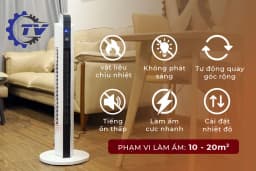 So sánh giá Quạt sưởi gốm FUJIHOME FH2000 - Tìm sản phẩm giá rẻ nhất - Ảnh 6