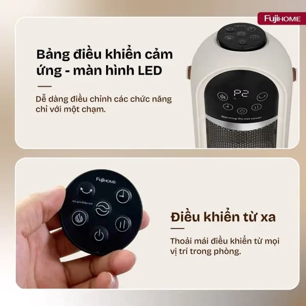 So sánh giá Quạt sưởi gốm FUJIHOME FH202 rẻ nhất? - Ảnh 10