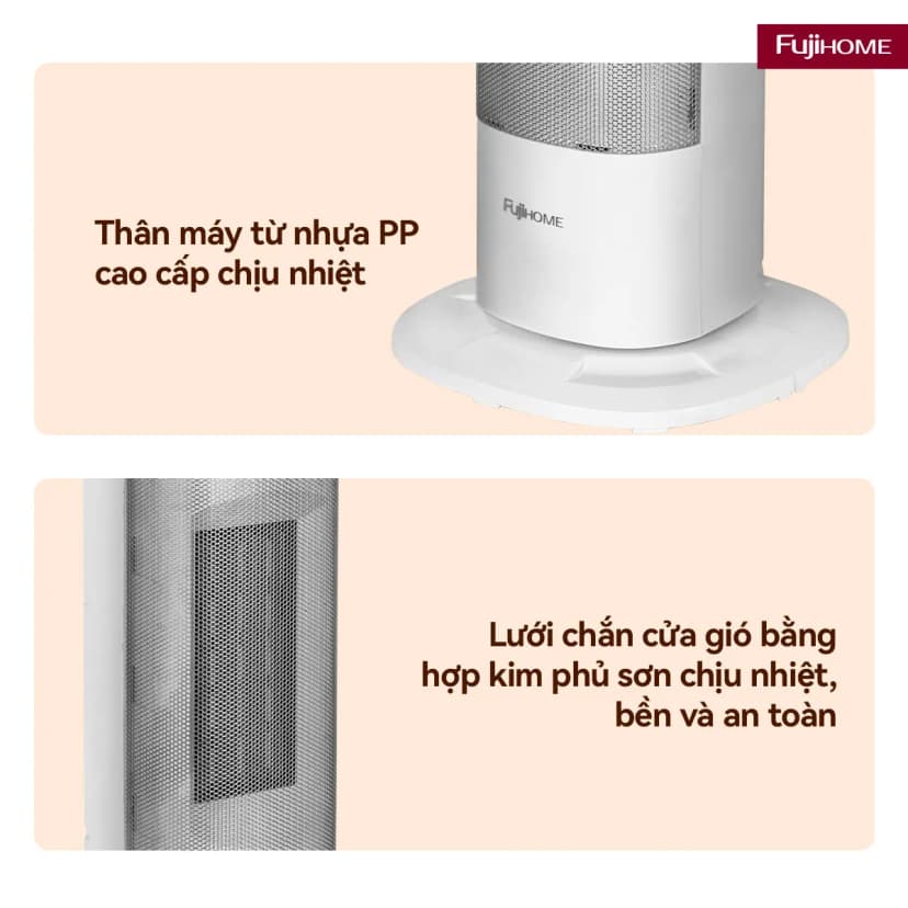 So sánh giá Quạt sưởi gốm FUJIHOME FH3100M - Tìm sản phẩm giá rẻ nhất - Ảnh 3