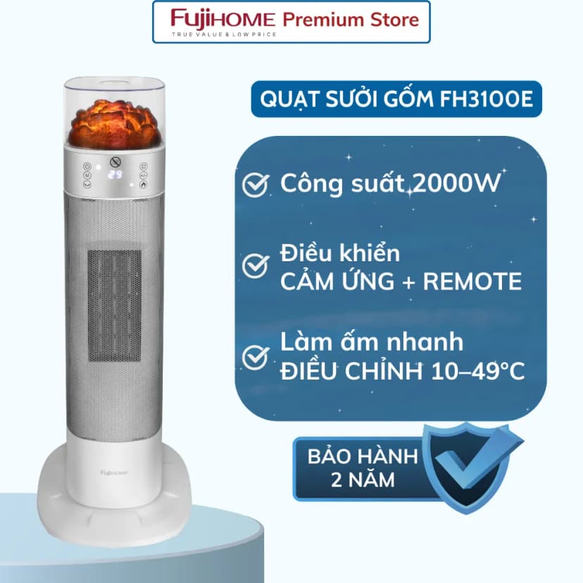 So sánh giá Quạt sưởi gốm FUJIHOME FH3100M - Tìm sản phẩm giá rẻ nhất - Ảnh 6