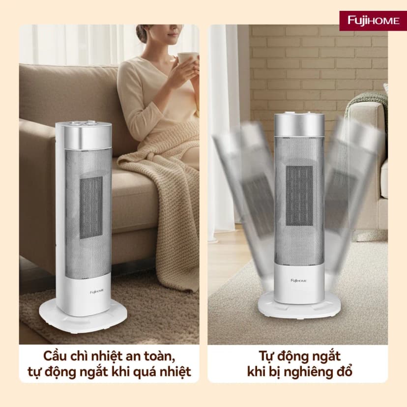 So sánh giá Quạt sưởi gốm FUJIHOME FH3100M - Tìm sản phẩm giá rẻ nhất - Ảnh 10