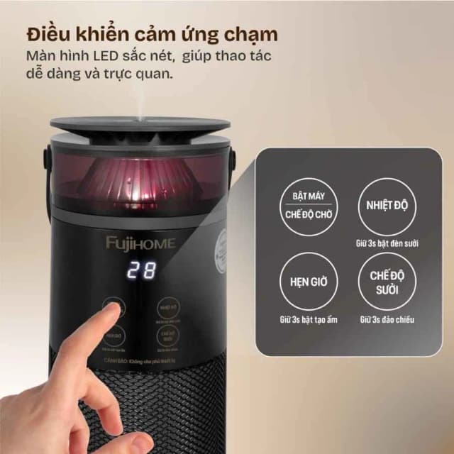 So sánh giá Quạt sưởi gốm FUJIHOME FH3303B rẻ nhất? - Ảnh 11