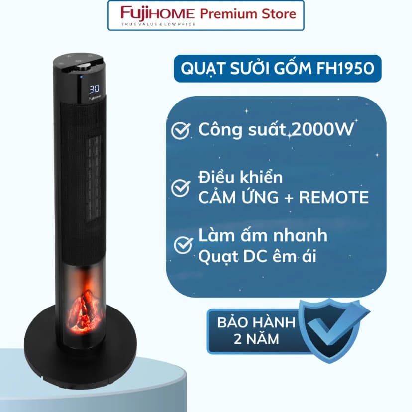 So sánh giá Quạt sưởi gốm FUJIHOME FH3303B - Tìm sản phẩm giá rẻ nhất - Ảnh 6