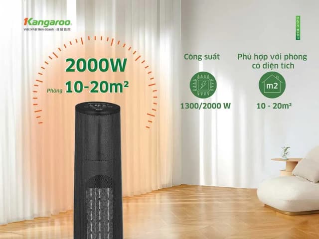So sánh giá Quạt sưởi gốm Kangaroo KGAH06G rẻ nhất? - Ảnh 6