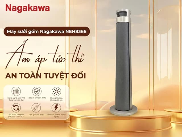 So sánh giá Quạt sưởi gốm Nagakawa NEH8366 rẻ nhất? - Ảnh 7