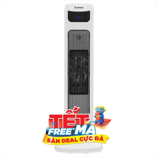 So sánh giá Quạt sưởi gốm Rapido RCH-2000SDW rẻ nhất? - Ảnh 5