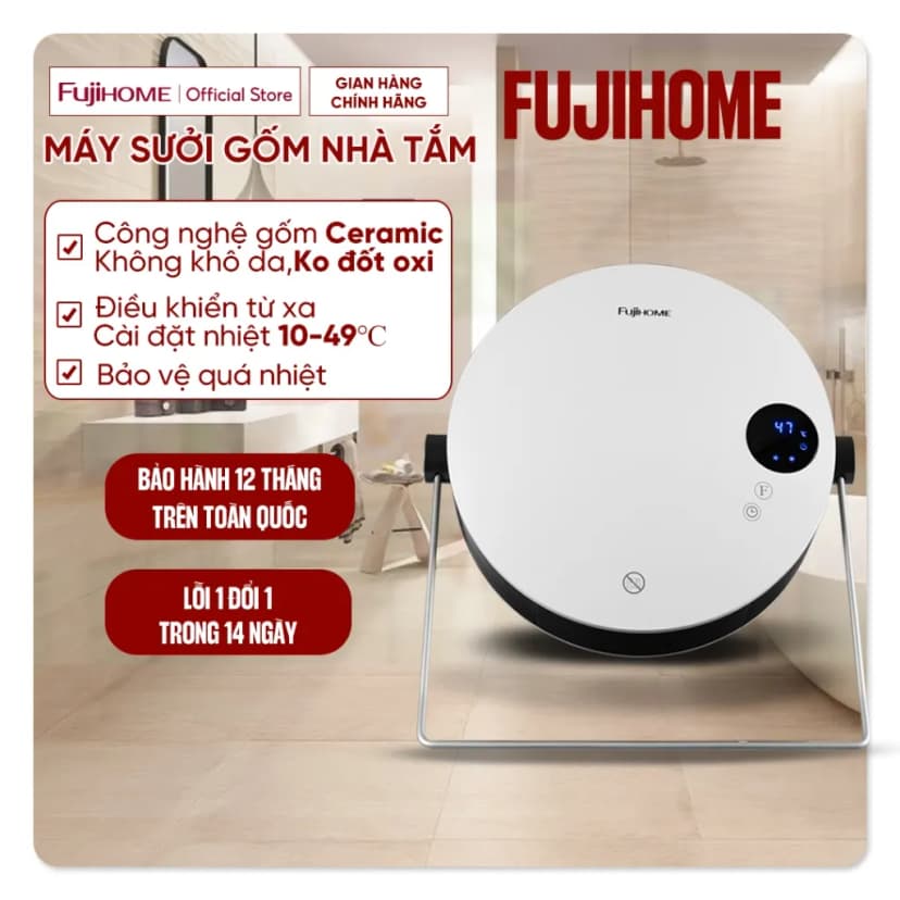 Quạt sưởi treo tường FUJIHOME FHB5000 - Giá rẻ nhất hôm nay - Ảnh 11