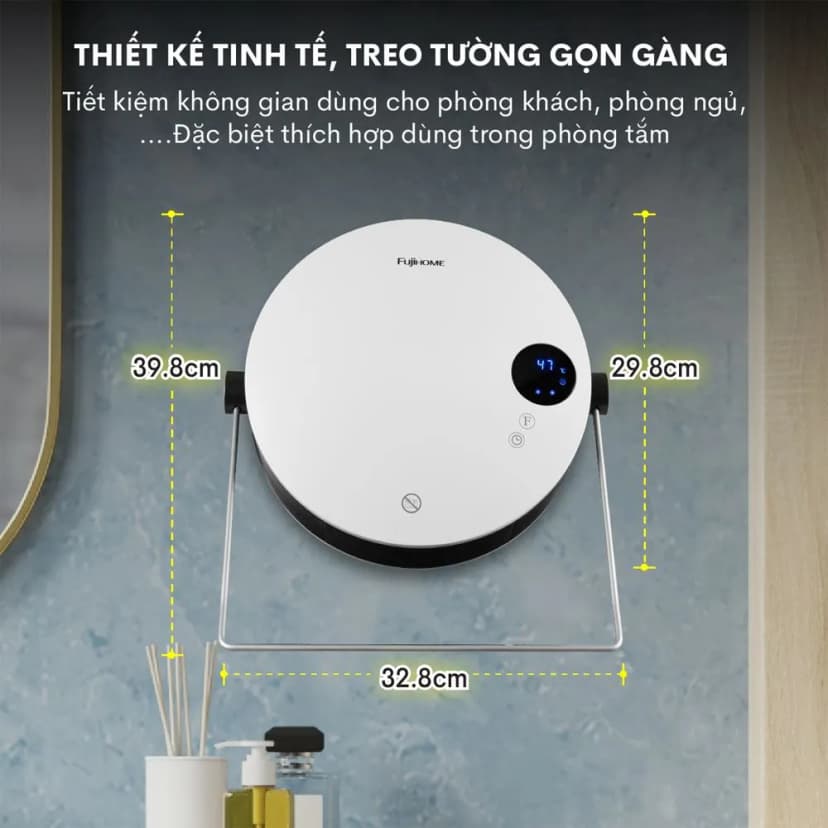 Quạt sưởi treo tường FUJIHOME FHB5000 - Giá rẻ nhất hôm nay - Ảnh 13