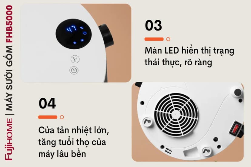 Quạt sưởi treo tường FUJIHOME FHB5000 - Giá rẻ nhất hôm nay - Ảnh 17