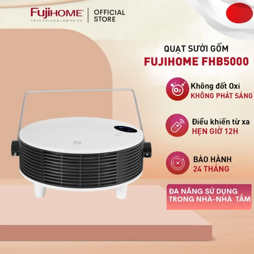 Quạt sưởi treo tường FUJIHOME FHB5000 - Giá rẻ nhất hôm nay - Ảnh 3