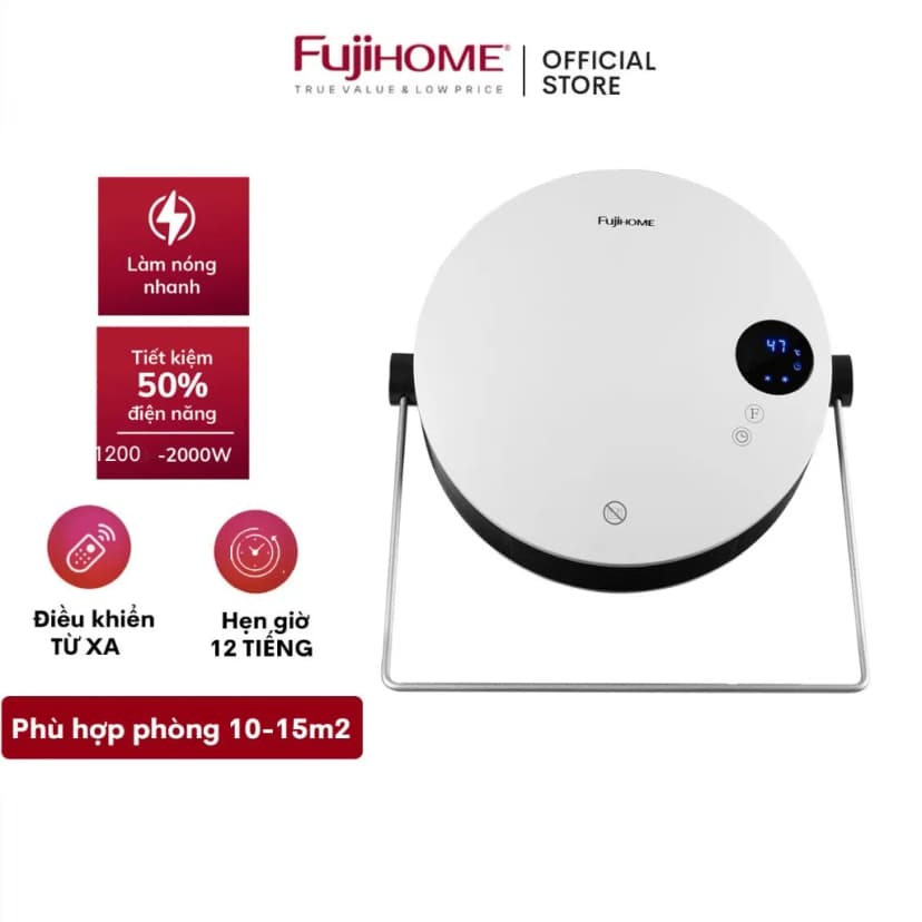 Quạt sưởi treo tường FUJIHOME FHB5000 - Giá rẻ nhất hôm nay - Ảnh 4