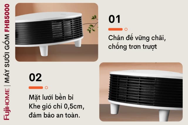Top 1 so sánh giá Quạt sưởi treo tường FUJIHOME FHB5000 - Tìm sản phẩm giá rẻ nhất - Ảnh 8