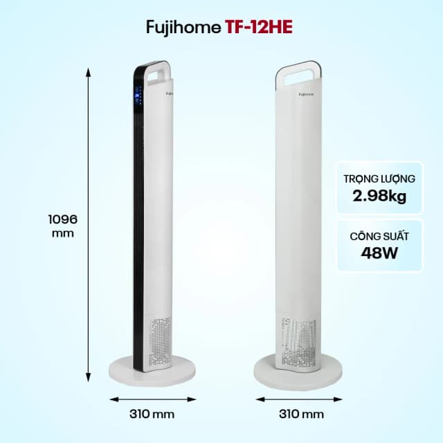 Top 1 so sánh giá Quạt tháp FUJIHOME TF-12HE 48W - Tìm sản phẩm giá rẻ nhất - Ảnh 11