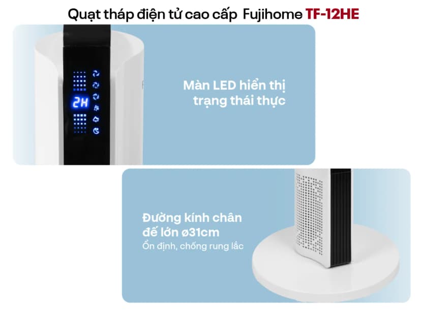 Quạt tháp FUJIHOME TF-12HE 48W - Giá rẻ nhất hôm nay - Ảnh 14