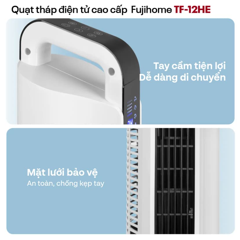 Quạt tháp FUJIHOME TF-12HE 48W - Giá rẻ nhất hôm nay - Ảnh 15