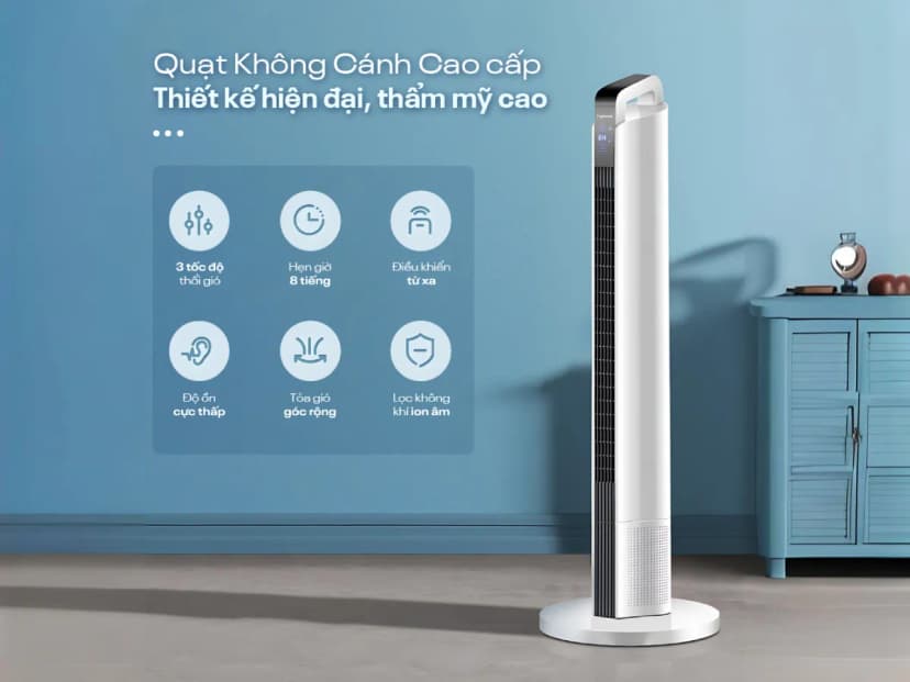 Quạt tháp FUJIHOME TF-12HE 48W - Giá rẻ nhất hôm nay - Ảnh 5