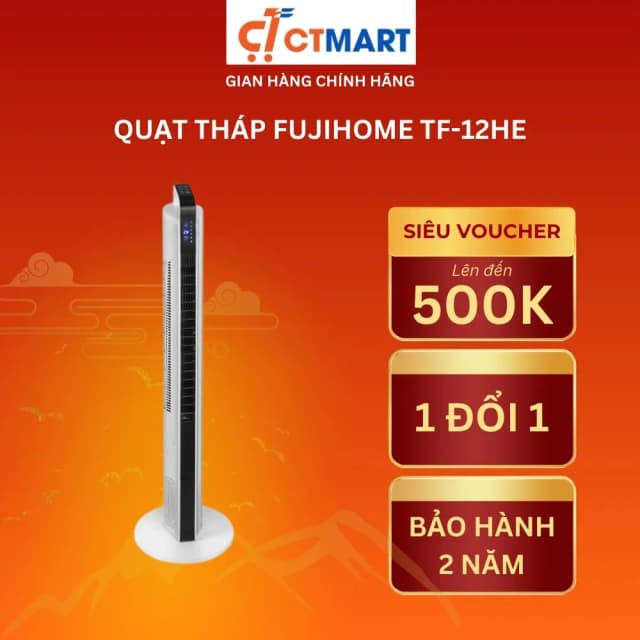 Top 1 so sánh giá Quạt tháp FUJIHOME TF-12HE 48W - Tìm sản phẩm giá rẻ nhất - Ảnh 10