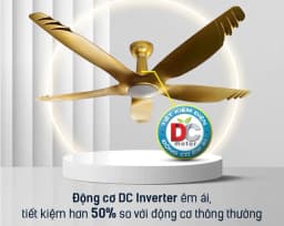 So sánh giá Quạt trần AC 5 cánh DC inverter ACF04D605 50W Vàng - Tìm sản phẩm giá rẻ nhất - Ảnh 13
