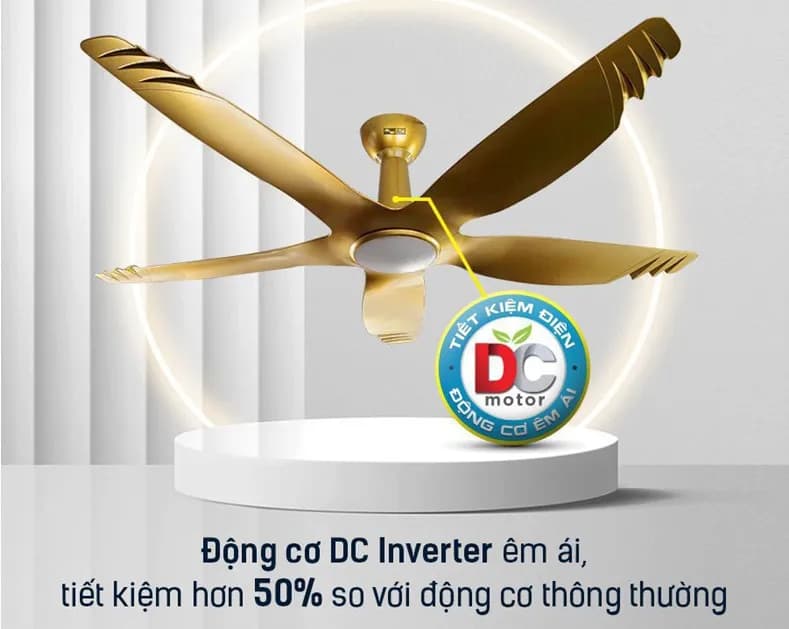 So sánh giá Quạt trần AC 5 cánh DC inverter ACF04D605 50W Vàng - Tìm sản phẩm giá rẻ nhất - Ảnh 13