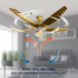 So sánh giá Quạt trần AC 5 cánh DC inverter ACF04D605 50W Vàng - Tìm sản phẩm giá rẻ nhất - Ảnh 16