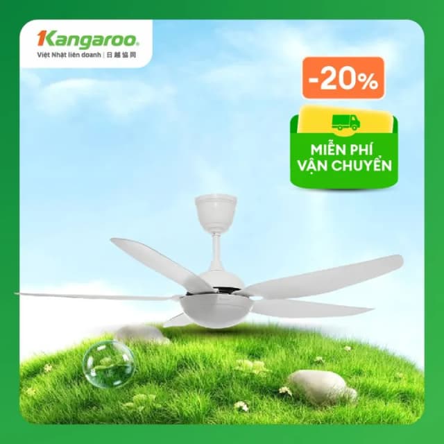 So sánh giá Quạt trần Kangaroo 5 cánh KG722DC 50W rẻ nhất? - Ảnh 9