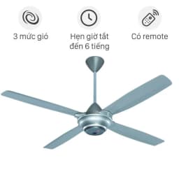 So sánh giá Quạt trần KDK 4 cánh M56XR(SIL) 59W - Tìm sản phẩm giá rẻ nhất - Ảnh 1