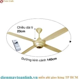Quạt trần Panasonic 4 cánh F-56MZG-GO 59W - Giá rẻ nhất hôm nay - Ảnh 17