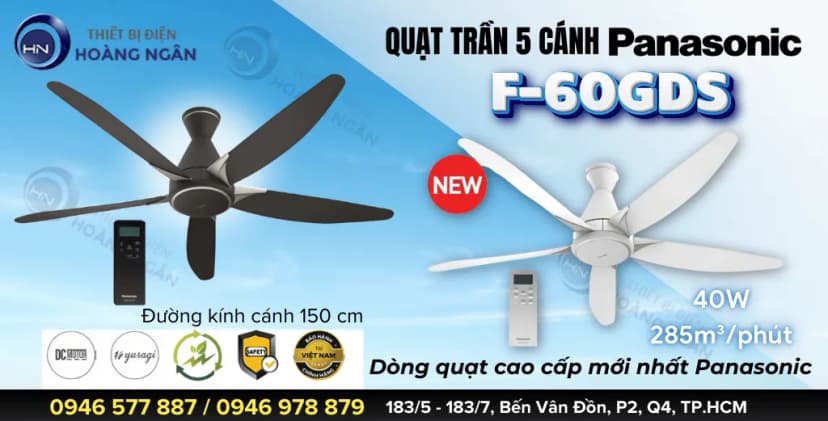 So sánh giá Quạt trần Panasonic 5 cánh F-60GDS-B 40W - Tìm sản phẩm giá rẻ nhất - Ảnh 17