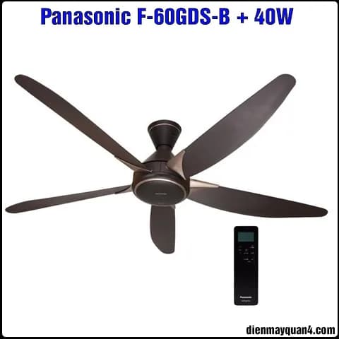 So sánh giá Quạt trần Panasonic 5 cánh F-60GDS-B 40W rẻ nhất? - Ảnh 8