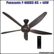 So sánh giá Quạt trần Panasonic 5 cánh F-60GDS-BS 40W rẻ nhất? - Ảnh 7