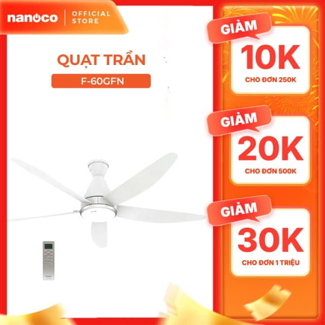 So sánh giá Quạt trần Panasonic 5 cánh F-60GFN 58W rẻ nhất? - Ảnh 13