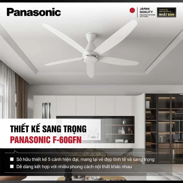 So sánh giá Quạt trần Panasonic 5 cánh F-60GFN 58W rẻ nhất? - Ảnh 16