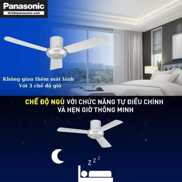 So sánh giá Quạt trần Panasonic 3 cánh F-48CZL 55W rẻ nhất? - Ảnh 18