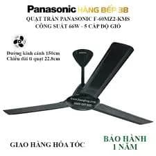 So sánh giá Quạt trần Panasonic 3 cánh F-60MZ2-KMS 66W rẻ nhất? - Ảnh 11