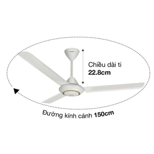 So sánh giá Quạt trần Panasonic 3 cánh F-60MZ2-MS 66W rẻ nhất? - Ảnh 8