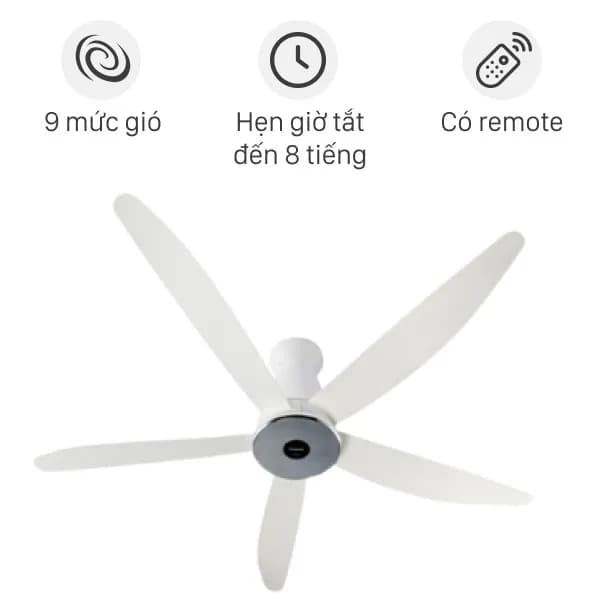 So sánh giá Quạt trần Panasonic 5 cánh F-60XDN-W 37W rẻ nhất? - Ảnh 17