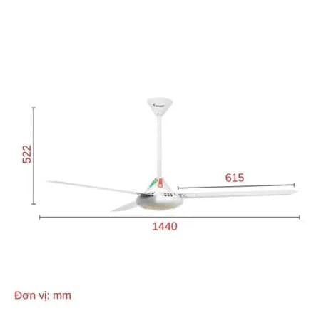 So sánh giá Quạt trần Rapido 3 cánh RCF-3W 80W rẻ nhất? - Ảnh 11