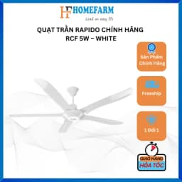 Quạt trần Rapido 5 cánh RCF-5W AL56 64W - Giá rẻ nhất hôm nay - Ảnh 3