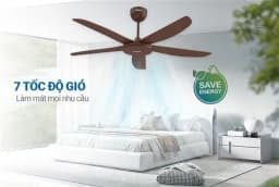 Quạt trần Sunhouse Apex 5 cánh APF7665B 50W - Giá rẻ nhất hôm nay - Ảnh 14