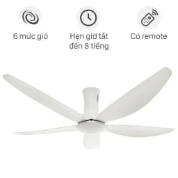 So sánh giá Quạt trần Sunhouse Apex 5 cánh APF7668W 60W - Tìm sản phẩm giá rẻ nhất - Ảnh 17