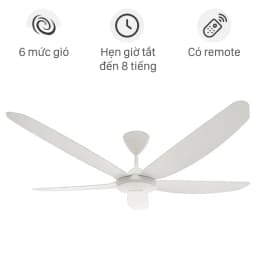 So sánh giá Quạt trần Sunhouse Apex 5 cánh APF7668W 60W - Tìm sản phẩm giá rẻ nhất - Ảnh 6