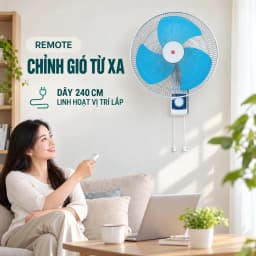 Quạt treo KDK M40C Xanh 47.5W - Giá rẻ nhất hôm nay - Ảnh 4