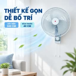 Quạt treo KDK M40C Xám 47.5W - Giá rẻ nhất hôm nay - Ảnh 5