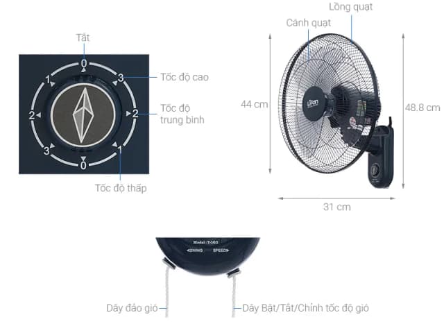 Top 1 so sánh giá Quạt treo Lifan 3 cánh T-163 45W - Tìm sản phẩm giá rẻ nhất - Ảnh 4