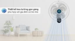 So sánh giá Quạt treo tường AC 3 cánh AWF04A163 55W - Tìm sản phẩm giá rẻ nhất - Ảnh 14